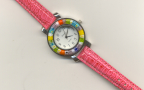 W-35MM Watch, Pink Band